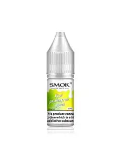 10ml bottle of SMOK Nic Salt Vape Juice in Kiwi passionfruit Guava flavor, 50/50 PG/VG ratio for balanced flavor and vapor production, available in 10mg and 20mg nicotine salt strengths.