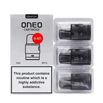 Load image into Gallery viewer, Pack of 3 OXVA ONEO pods 0.4Ω, compatible with the OXVA ONEO 40W Pod Vape Kit 1600mAh, featuring a 2ml refillable tank, side-fill design, and low-resistance coils for enhanced flavor and smooth restricted direct-to-lung (RDL) vaping