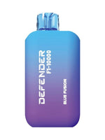 Load image into Gallery viewer, Defender F1-10000 Prefilled Pods in Blue Fusion flavor, featuring a gradient blue and purple design with a transparent mouthpiece.