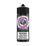 Load image into Gallery viewer, A 100ml bottle of Ruthless Berry Blast e-liquid with a label indicating it is a nicotine-free product.