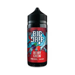 Load image into Gallery viewer, Big Drip 100ml 0mg E-Liquid by Doozy Vape Berry Chew – nicotine-free vape juice with bold, fruity flavors and smooth 70VG/30PG blend