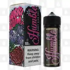 100ml shortfill bottle of Humble Juice E-Liquid in Berry Blow Doe Ice flavor, 80/20 VG/PG ratio for rich flavor and massive clouds, nicotine-free with space for nic shots, perfect for sub-ohm vaping.