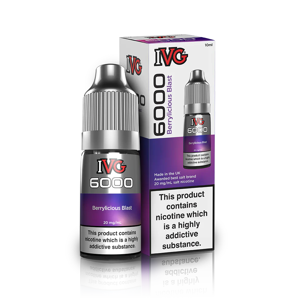 IVG 6000 Nicotine Salt Vape Juice 10mg/20mg