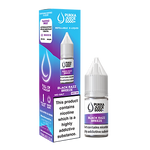Load image into Gallery viewer, Packaging for Black Razz Breeze Pukka Juice 5000+ Nic Salt E-Liquid featuring a bottle illustration and flavor details.