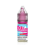 Load image into Gallery viewer, Bottle of Blue Razz Gummy OXVA Ox Passion Nic Salt featuring vibrant electric blue and candy-pink packaging with stylized gummy bear and blue raspberry illustrations, bold OXVA logo and ‘Ox Passion’ branding clearly displayed—designed for nicotine salt vape devices.