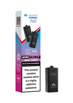 Load image into Gallery viewer, Hayati Mini Ultra 1500 Blue Sour Raspberry prefilled pods compatible with the Mini Ultra device, available in various flavours