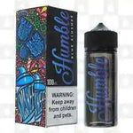 Load image into Gallery viewer, 100ml shortfill bottle of Humble Juice E-Liquid in Blue Slushee flavor, 80/20 VG/PG ratio for rich flavor and massive clouds, nicotine-free with space for nic shots, perfect for sub-ohm vaping.