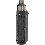 Load image into Gallery viewer, Voopoo Argus Pro Vape Pod Kit in Carbon Fiber and Black – rugged and stylish vape device with a high-performance GENE.TT chip, and adjustable wattage control.