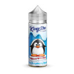 Load image into Gallery viewer, A 100ml bottle of Kingston Chilly Willes Blue Raspberry Slush e-liquid with a child-friendly design.