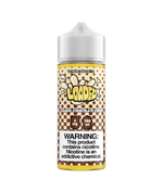Load image into Gallery viewer, A 120ml bottle of Classic Chocolate Crepe flavored e-liquid by Loaded. The bottle is white with a graphic design and text indicating the flavor and brand.