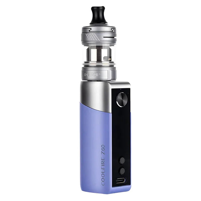 Innokin Coolfire Z60 Zlide Vape Kit in Purple – advanced 60W vape kit with 2500mAh built-in battery, 2ml Zlide Top tank, and compatibility with Innokin Z coils for MTL and RDL vaping.