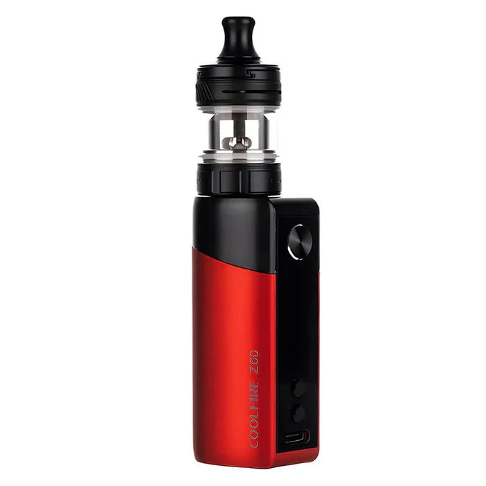 Innokin Coolfire Z60 Zlide Vape Kit in Red – advanced 60W vape kit with 2500mAh built-in battery, 2ml Zlide Top tank, and compatibility with Innokin Z coils for MTL and RDL vaping.