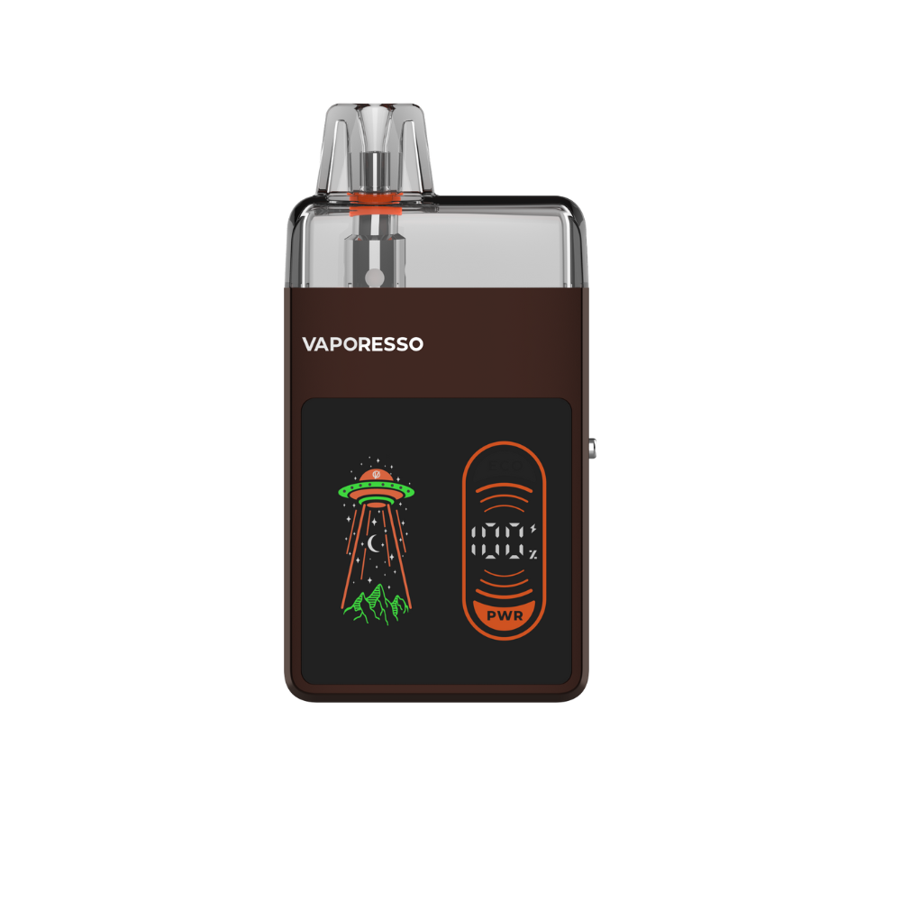 Vaporesso Eco Nano Pro Pod Kit in Coffee Brown – compact and eco-friendly vape device with a sleek matte finish, refillable pod system, and reliable performance.