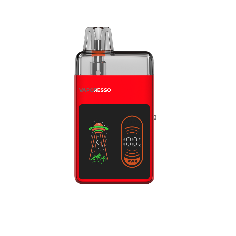 Vaporesso Eco Nano Pro Pod Kit in Coral Red – compact and eco-friendly vape device with a sleek matte finish, refillable pod system, and reliable performance.