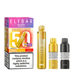 Load image into Gallery viewer, Elf Bar Plus 50 Prefilled Pod Kit in Yellow Edition – rechargeable pod vape kit with 800mAh built-in battery and prefilled flavour pods for convenient vaping
