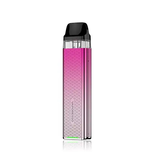 Vaporesso XROS 3 Mini Pod Kit in Rose Pink – ultra-compact and stylish pod system with a built-in 1000mAh battery, COREX coil technology, and hassle-free draw-activated vaping.