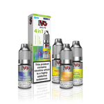 Load image into Gallery viewer, IVG Salt 4‑in‑1 Nic Salts – Soda Edition: a trio of nicotine salt e‑liquids packaged, offering four bold fruit-infused flavours with smooth nicotine delivery.