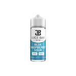 Load image into Gallery viewer, 100ml shortfill bottle of Juice Bar 50/50 E-Liquid in Blue Raspberry Sour flavor, balanced 50VG/50PG blend for smooth flavor and satisfying throat hit, nicotine-free with room for nic shots.
