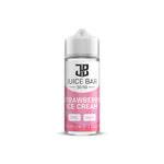 Load image into Gallery viewer, 100ml shortfill bottle of Juice Bar 50/50 E-Liquid in Strawberry Ice-Cream flavor, balanced 50VG/50PG blend for smooth flavor and satisfying throat hit, nicotine-free with room for nic shots.