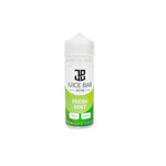 Load image into Gallery viewer, 100ml shortfill bottle of Juice Bar 50/50 E-Liquid in Fresh Mint flavor, balanced 50VG/50PG blend for smooth flavor and satisfying throat hit, nicotine-free with room for nic shots.