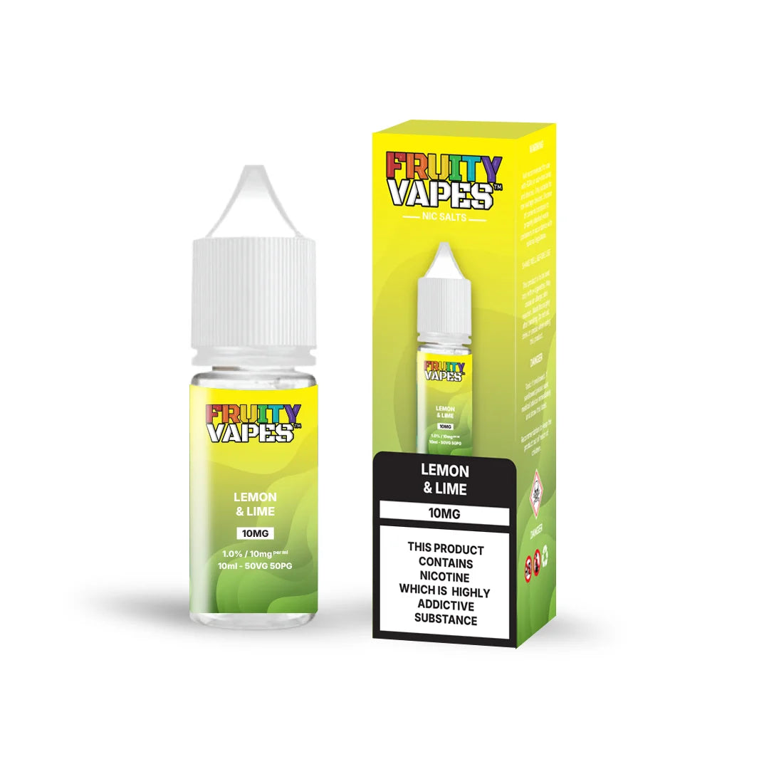 Lemon & Lime Fruity Vapes Nic Salt 10ml Vape Juice Eco Smok Vape Store Lemon & Lime Fruity Vapes Nic Salt 10ml Vape Juice Eco Smok Vape Store