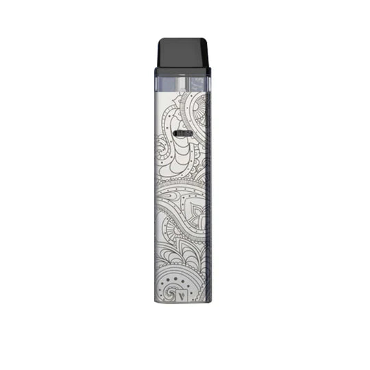 Vaporesso XROS Vaping Pod Kit – Paisley Silver Edition featuring a sleek body, COREX heating tech, and smooth performance for everyday vaping.