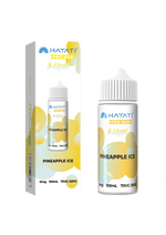 Load image into Gallery viewer, Pineapple Ice Hayati Pro Max E-Liquid 100ml – no nicotine vape juice with rich flavor and smooth 70/30 VG PG blend