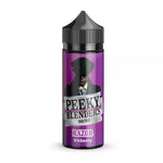 Load image into Gallery viewer, A bottle of Peeky Blenders 50/50 VG/PG Vape Juice in Razor Vinberry flavor, with a capacity of 100ML, displayed against a white background.