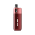 Load image into Gallery viewer, OXVA ONEO 40W Pod Vape Kit in Ruby Red, equipped with a 1600mAh rechargeable battery, 2ml refillable tank with pods, adjustable airflow, and sleek ergonomic design for both MTL and RDL vaping styles