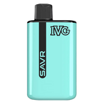 Load image into Gallery viewer, IVG SAVR Prefilled Pod Kit in Fresh Mint flavor – sleek vape device with up to 10,000 puffs.