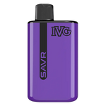 Load image into Gallery viewer, IVG SAVR Prefilled Pod Kit in Grape Ice flavor – sleek vape device with up to 10,000 puffs.