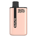 Load image into Gallery viewer, IVG SAVR Prefilled Pod Kit in Peach Ice flavor – sleek vape device with up to 10,000 puffs.