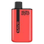 Load image into Gallery viewer, IVG SAVR Prefilled Pod Kit in Red Fusion flavor – sleek vape device with up to 10,000 puffs.