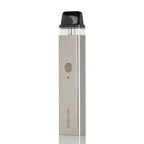 Vaporesso XROS Vaping Pod Kit – Silver Edition featuring a sleek body, COREX heating tech, and smooth performance for everyday vaping.