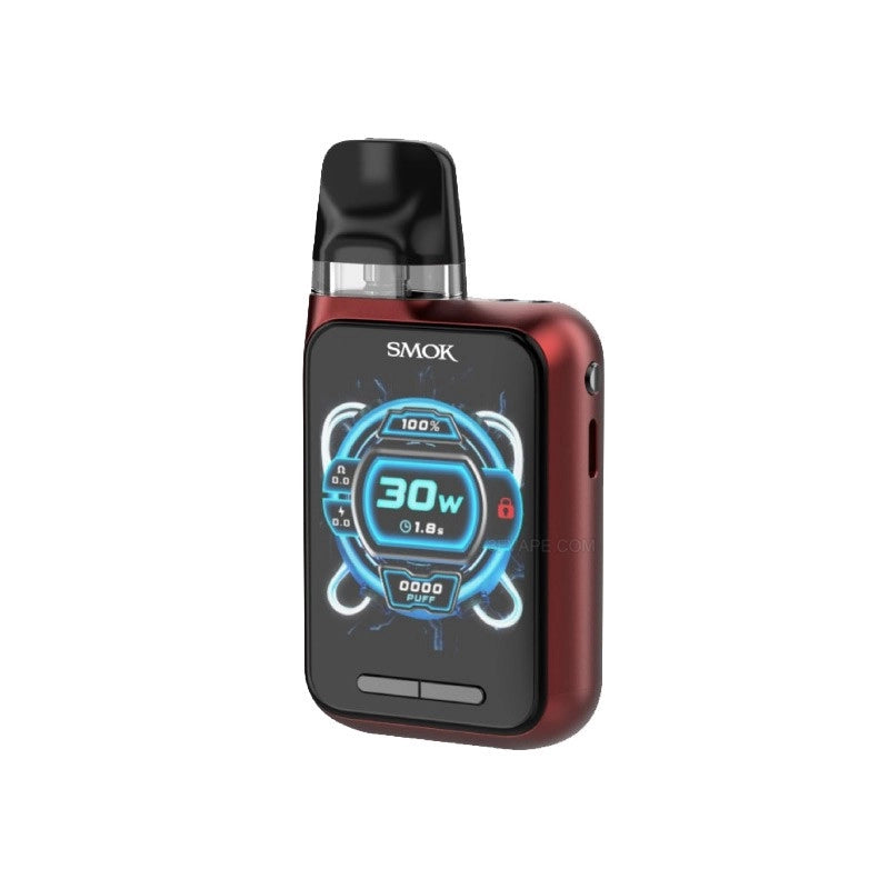 SMOK Novo GT Box Vape Kit in Red – compact and stylish vape device with a metallic finish, enhanced airflow, and user-friendly operation