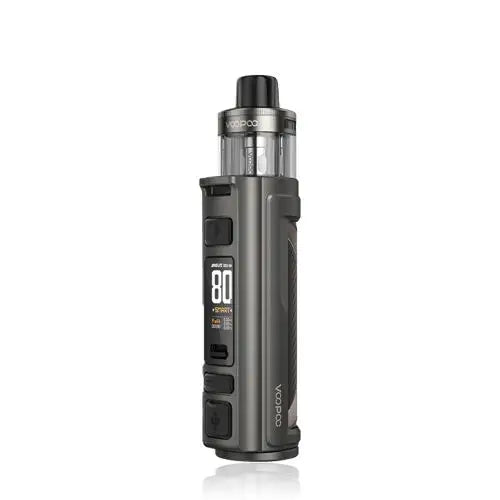 VOOPOO Argus Pro 2 Pod Kit in Space Grey – rugged and high-performance pod vape with a advanced GENE.TT 2.0 chip, adjustable airflow, and powerful output for a dynamic vaping experience.