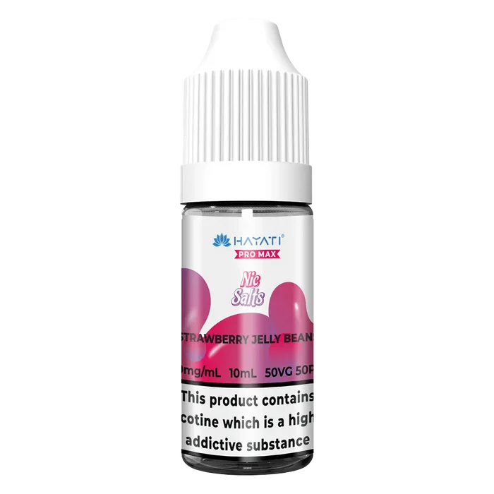Hayati Pro Max Strawberry Jelly Beans Nic Salt vape juice, delivering smooth nicotine satisfaction and a refreshing vape experience.