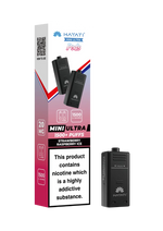 Load image into Gallery viewer, Hayati Mini Ultra 1500 Strawberry Raspberry Ice prefilled pods compatible with the Mini Ultra device, available in various flavours