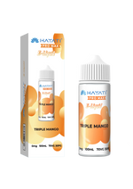 Load image into Gallery viewer, Triple Mango Hayati Pro Max E-Liquid 100ml – no nicotine vape juice with rich flavor and smooth 70/30 VG PG blend