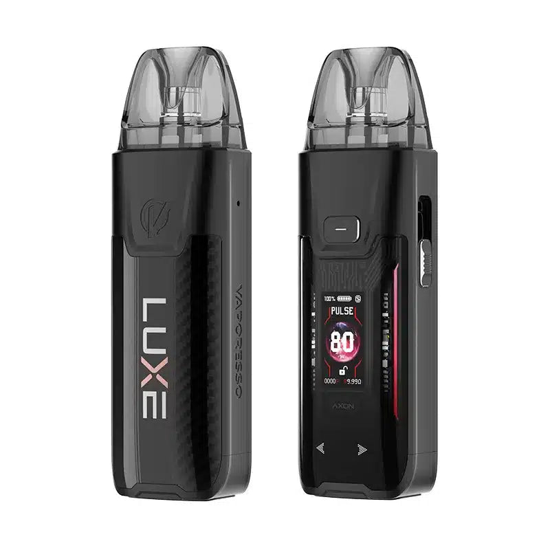 Vaporesso Luxe XR Max 2 Pod Kit in Black – advanced pod vape kit with powerful battery, refillable pods, and adjustable wattage.