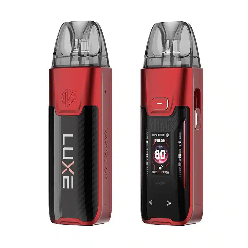 Vaporesso Luxe XR Max 2 Pod Kit in Red – advanced pod vape kit with powerful battery, refillable pods, and adjustable wattage.