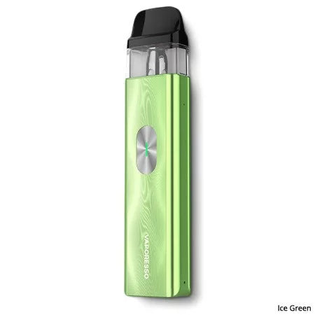 Vaporesso XROS 4 Mini Pods Kit in Ice Green – compact and stylish vape device with a draw-activated design, and consistent flavor delivery using COREX heating technology.