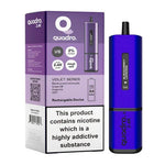 Load image into Gallery viewer, Violet Series Quadro 2.4k Disposable Vape: Big Puffs, 2400mAh, 20mg