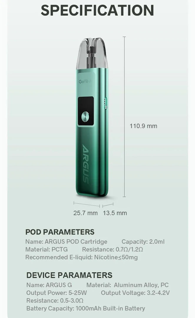 VOOPOO ARGUS G VAPE KIT