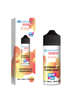 Load image into Gallery viewer, Watermelon Lemon Burst Hayati Pro Max E-Liquid 100ml – no nicotine vape juice with rich flavor and smooth 50/50 VG PG blend