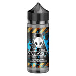 Load image into Gallery viewer, 100ml shortfill bottle of Area 51 E-Liquid in Cyborg flavor, nicotine-free with space to add nic shots, crafted for sub-ohm vaping with rich flavor and dense clouds.