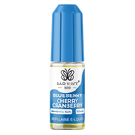 Load image into Gallery viewer, The image shows a bottle of Bar Juice 5000 e-liquid in a blue color with a label that includes the product name, strength (20mg), and flavor (Blueberry). There is also a schematic representation of a bar chart indicating the nicotine strength.