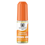 Load image into Gallery viewer, The image shows a product packaging for Bar Juice 5000 Cream Tobacco Nic Salt Vape juice. The packaging is primarily orange with product information and branding visible.