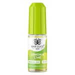 Load image into Gallery viewer, Bar Juice 5000 e-liquid bottle in green, with product packaging that indicates it is a nicotine e-liquid, 10ml size, with a label for 'LEMN & LIME' flavor.