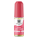 Load image into Gallery viewer, A product image showing a pink bottle of Bar Juice 5000 e-liquid with a label indicating the flavor as Pink Lemonade. The packaging is designed for a vaping product and mentions nicotine lemonade as an ingredient.